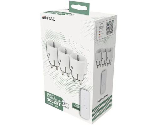 Pachet cu trei prize controlate de la distanță