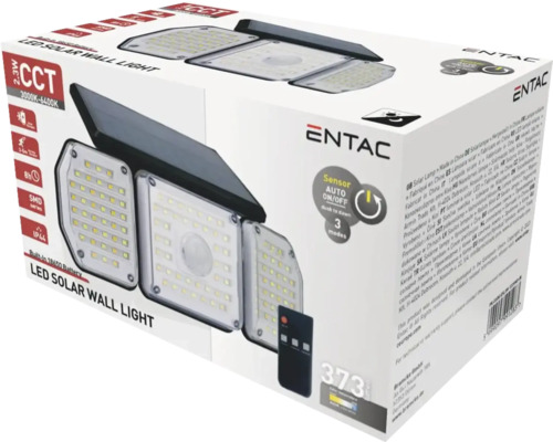 Ambalaj lampă de perete solară cu LED Entac cu senzor
