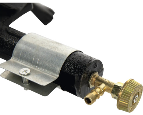 Detaliu arzător cu gaz cu regulator