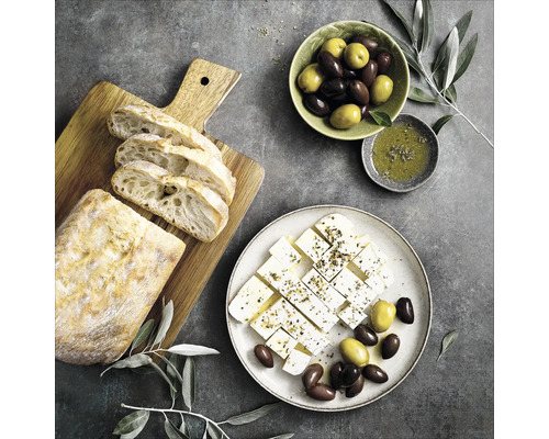 Tablou sticlă Mediterrean Food II 30x30 cm