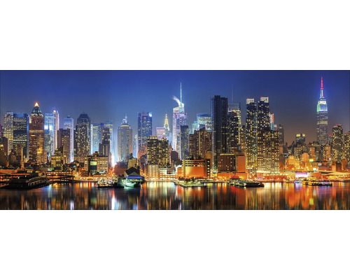 Tablou sticlă Manhattan Skyline 80x30 cm