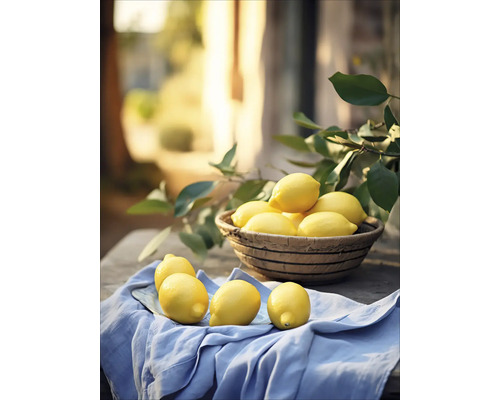 Tablou sticlă Lemons III 60x80 cm