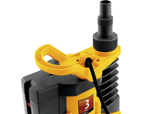 Imagine detaliată cu o pompă pentru apă murdară cu garanție de trei ani