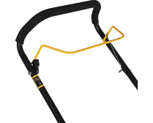 Mânerul și comenzile unei mașini de tuns iarba