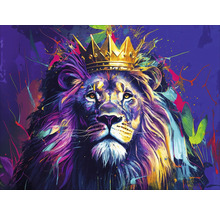 Tablou sticlă Lion King I 80x60 cm
