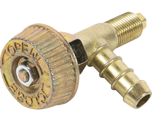 Robinet de închidere gaz din alamă cu roată de reglare