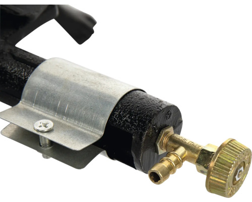 Vizualizare detaliată a unui arzător cu gaz cu regulator