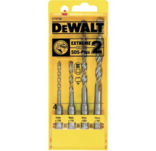Set de burghie DeWalt cu patru burghie SDS Plus în ambalaj galben