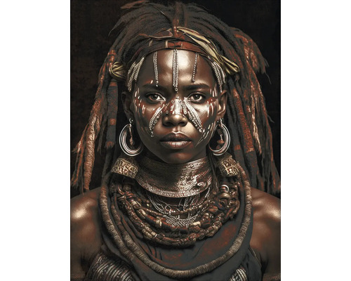 Tablou sticlă African Woman II 60x80 cm