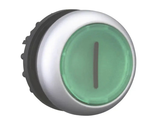 Buton comandă Eaton, indicator luminos, verde