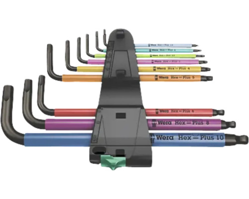 Set chei hexagonale Wera cu suport