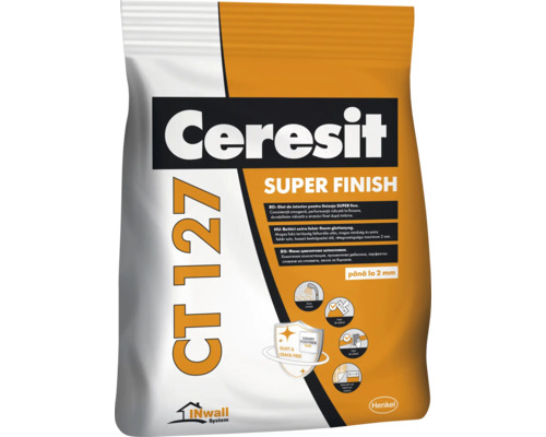 Glet finisaj Ceresit CT 127 pentru interior 5 kg Sac de glet de interior Ceresit CT 127 Super Finish