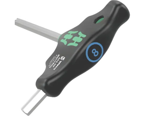 Șurubelniță hexagonală Wera cu mâner în T, dimensiunea cheii 8 milimetri