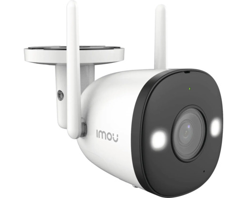 Cameră de supraveghere cu antene și logo Imou