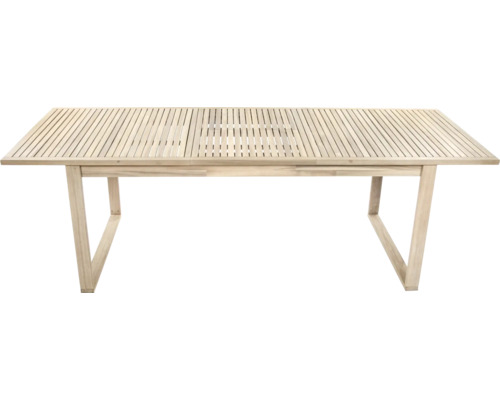 Masa din lemn cu cadru cu lamele