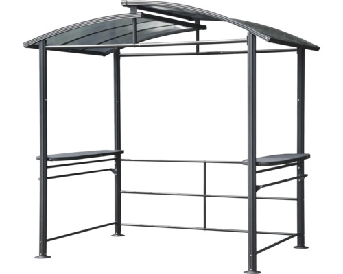 Pavilion grătar cu acoperiș și spații de depozitare