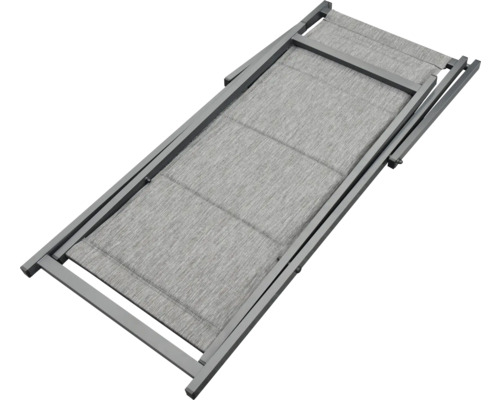 Șezlong de grădină pliabil cu tapițerie din material textil