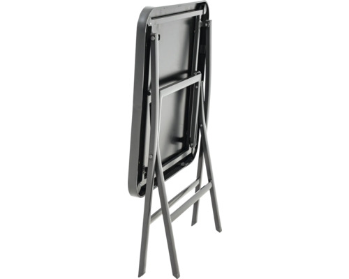 Masa pliabilă pliată din metal