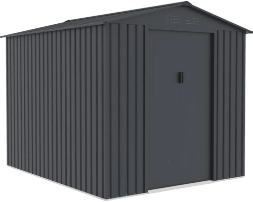 Căsuță de grădină metal 259x213 cm antracit | HORNBACH