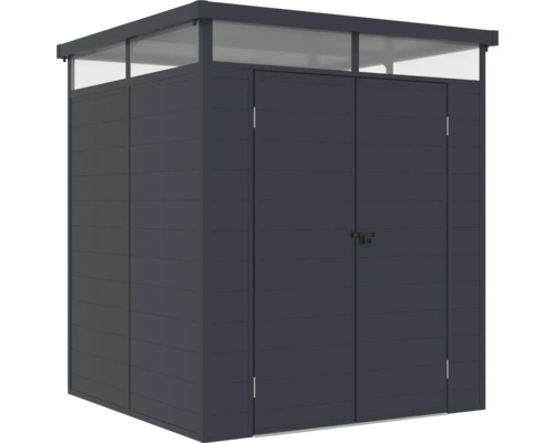 Magazie de grădină cu ușă dublă și luminator