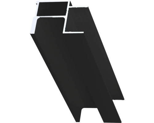 Profil mâner U Häfele Ädoor Easy U-18 pentru materiale de 18 mm, din aluminiu eloxat, 2,7m, culoare negru mat Profil mâner U Häfele Ädoor Easy U-18 pentru materiale de 18 mm, din aluminiu eloxat, 2,7m, culoare negru mat