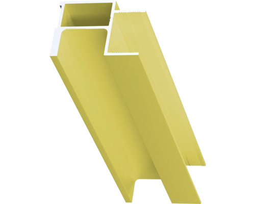 Profil mâner U Häfele Ädoor Easy U-18 pentru materiale de 18 mm, din aluminiu eloxat, 2,7m, culoare auriu mat Profil mâner U Häfele Ädoor Easy U-18 pentru materiale de 18 mm, din aluminiu eloxat, 2,7m, culoare auriu mat
