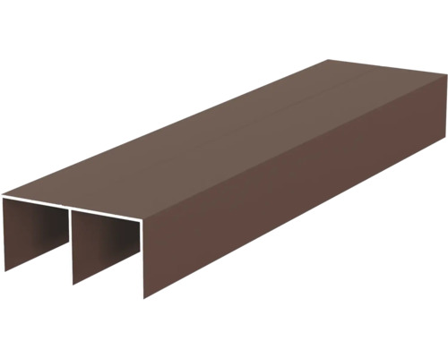 Șină pentru uși glisante superioară Häfele Ädoor, grosime ușă 18mm, 83,5x2000x40mm (lXLxH), aluminiu maro Șină pentru uși glisante superioară Häfele Ädoor, grosime ușă 18mm, 83,5x2000x40mm (lXLxH), aluminiu maro