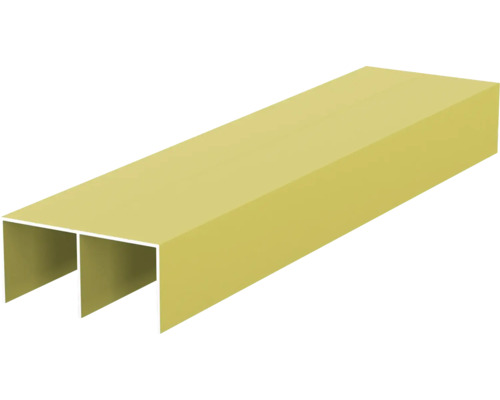 Șină pentru uși glisante superioară Häfele Ädoor, grosime ușă 18mm, 83,5x2000x40mm (lXLxH), aluminiu auriu Șină pentru uși glisante superioară Häfele Ädoor, grosime ușă 18mm, 83,5x2000x40mm (lXLxH), aluminiu auriu