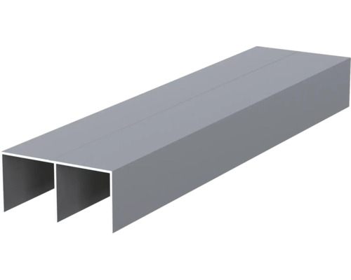 Șină pentru uși glisante superioară Häfele Ädoor, grosime ușă 18mm, 83,5x2000x40mm (lXLxH), aluminiu inox mat Șină pentru uși glisante superioară Häfele Ädoor, grosime ușă 18mm, 83,5x2000x40mm (lXLxH), aluminiu inox mat