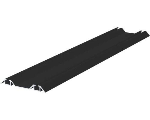 Șină pentru uși glisante inferioară Häfele Ädoor, grosime ușă 18mm, 63x2000x7,5mm (lXLxH), aluminiu negru Șină pentru uși glisante inferioară Häfele Ädoor, grosime ușă 18mm, 63x2000x7,5mm (lXLxH), aluminiu negru