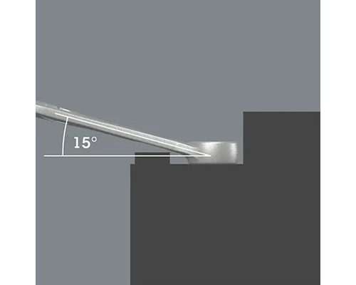 Cheie fixă cu un unghi de 15 grade