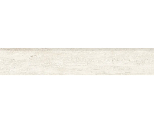 Plintă ceramică Palatino Ivory 8x45cm Model de gresie din travertin