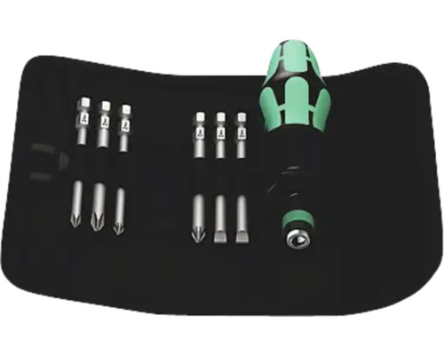 Șurubelniță cu diferite biți în set