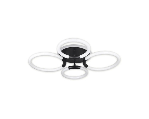 Plafonieră cu LED integrat Rhea 40W 3200 lumeni, lumină RGB, negru, cu telecomandă Plafonieră cu LED integrat Rhea 40W 3200 lumeni, lumină RGB, negru, cu telecomandă