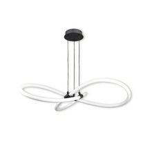 Pendul cu LED integrat Fiora 50W 3300 lumeni, cu telecomandă, negru