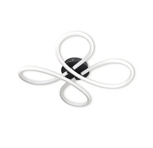 Plafonieră cu LED integrat Fiora 60W 4000 lumeni, negru, cu telecomandă