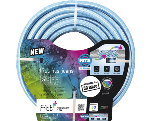 Furtun de grădină Fitt NTS Jeans, lungime 20 metri