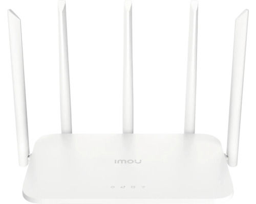 Router wifi Imou alb cu cinci antene