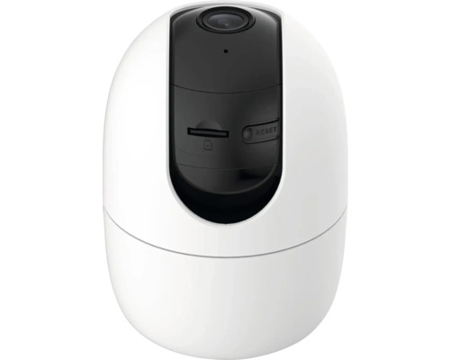 Cameră de supraveghere cu slot pentru card Micro SD și buton de resetare