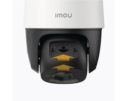 Sigla Imou pe o cameră de supraveghere