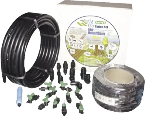 Set de irigare prin picurare cu furtun, fitinguri și accesorii pentru irigarea grădinii