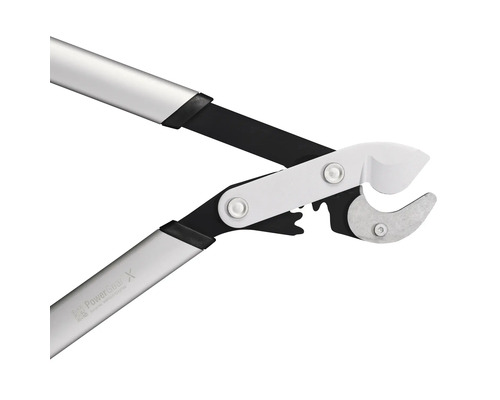 Foarfece de grădină cu mâner telescopic și cap de tăiere