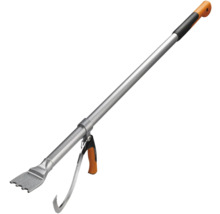 Instrument de îngrijire a copacilor cu mâner telescopic și dispozitiv de prindere
