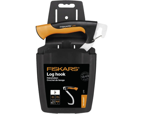 Clește pentru bușteni Fiskars cu suport negru