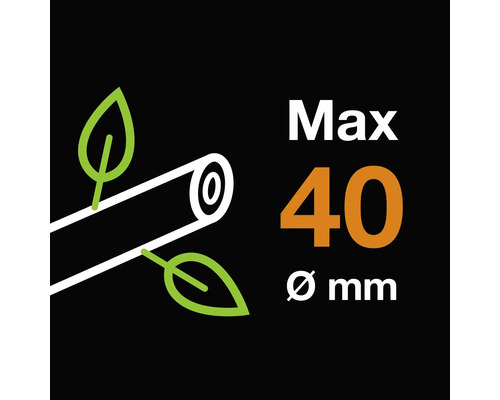 Simbol diametru maxim ramură 40 milimetri