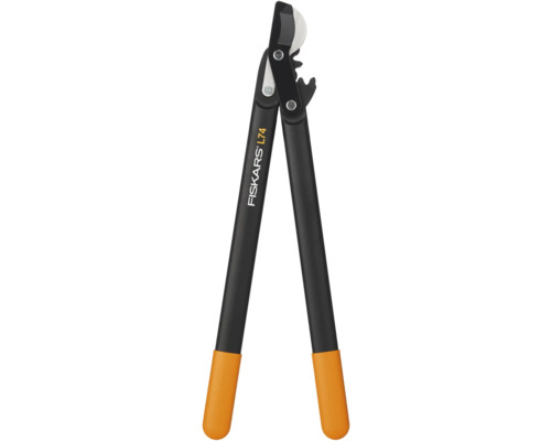 Foarfecă pas cu pas pentru ramuri groase Fiskars PowerGear II Bypass L74, lungime 57cm, greutate 500g, lamă oțel carbon Foarfecă pas cu pas pentru ramuri groase Fiskars PowerGear II Bypass L74, lungime 57cm, greutate 500g, lamă oțel carbon