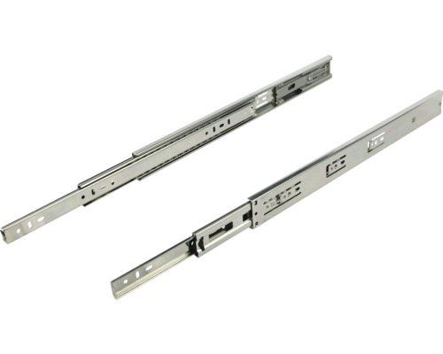 Glisiere cu bile cu amortizare Häfele, lungime sertar 550mm