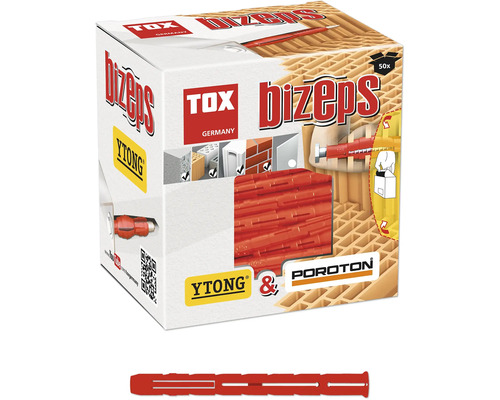 Dibluri plastic fără șurub Tox Bizeps 6x70 mm, 50 | HORNBACH