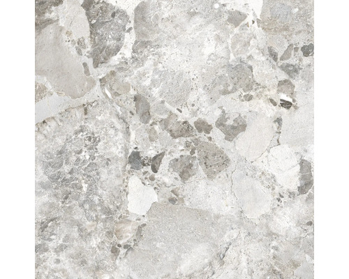 Gresie de podea gri cu model de piatră