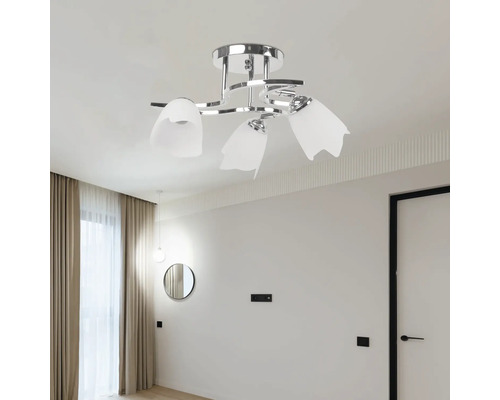 Lumină de plafon cu trei becuri pentru interior